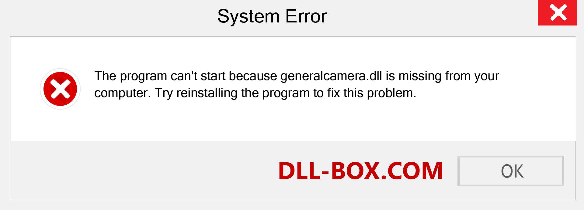  generalcamera.dll file is missing?. Download for Windows 7, 8, 10 - Fix  generalcamera dll Missing Error on Windows, photos, images